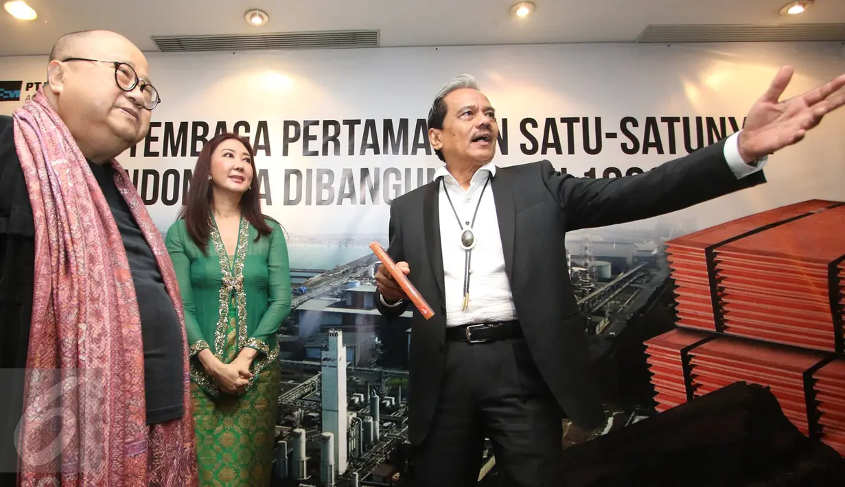 Suasana saat penyerahan piagam dari Museum Rekor Dunia-Indonesia (Muri) di Jakarta, Rabu (28/12). PT Freeport Indonesia (PTFI) menerima penghargaan untuk dua rekor nasional baru. (Liputan6.com/Immanuel Antonius)