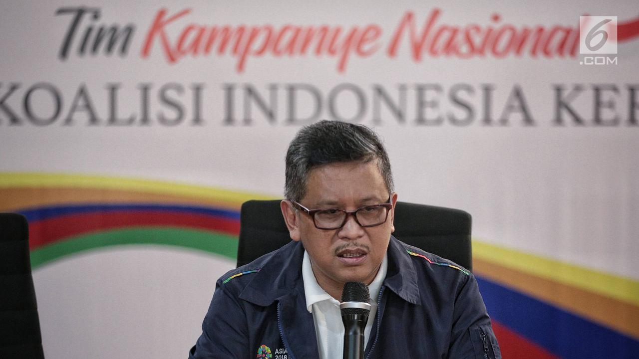 Sekretaris TKN Hasto Kristiyanto Beberkan Refleksi Akhir Tahun 2018