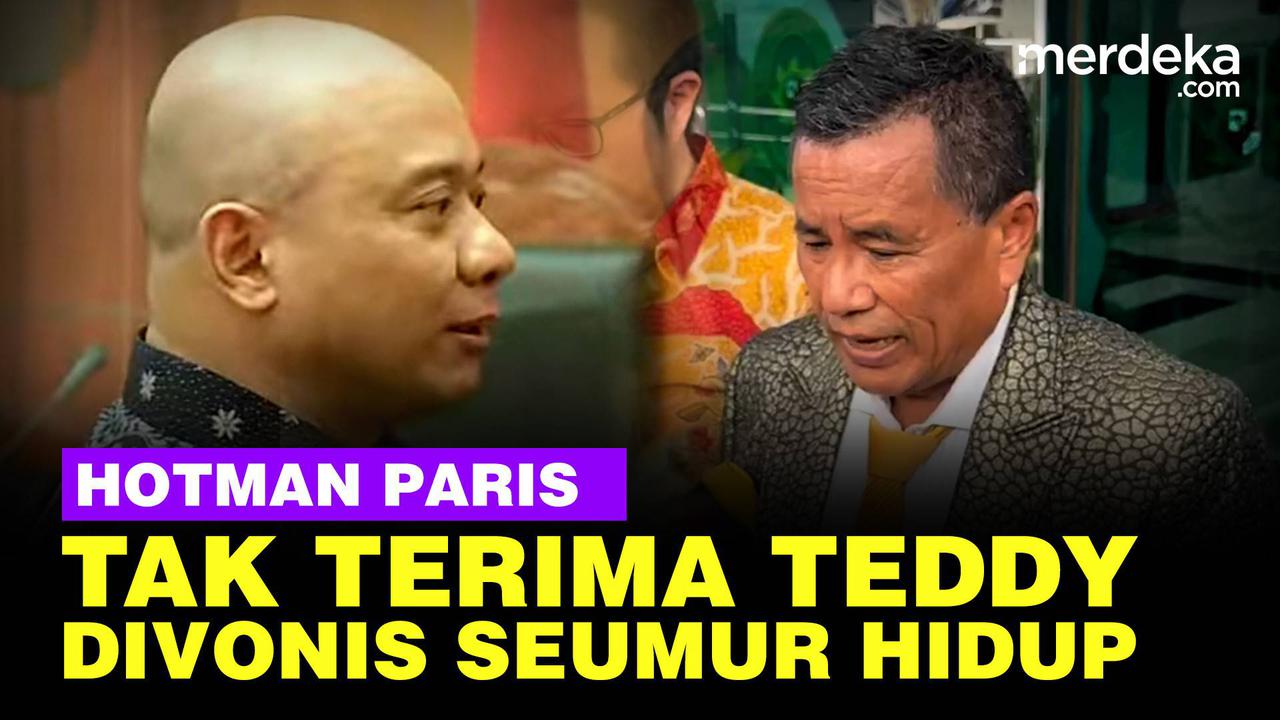 VIDEO: Hotman Paris Kecewa Berat Hakim Vonis Teddy Minahasa Penjara Seumur Hidup