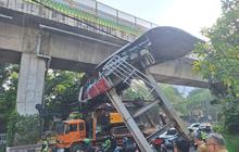 Ini Titik Kemacetan Imbas Truk Angkut Alat Berat Tabrak JPO di Tendean