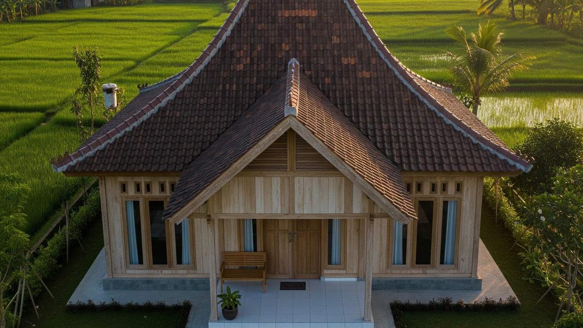 7 Model Rumah Minimalis Atap Limasan di Desa, Elegan, Sejuk, dan Tangguh Hadapi Iklim Tropis