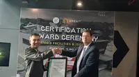 AREA31 Mendapatkan Sertifikat RATED 3 Facilities dan Menjadi Data Center Pertama di ASEAN yang Meraih ISO 22237. Dok: AREA31