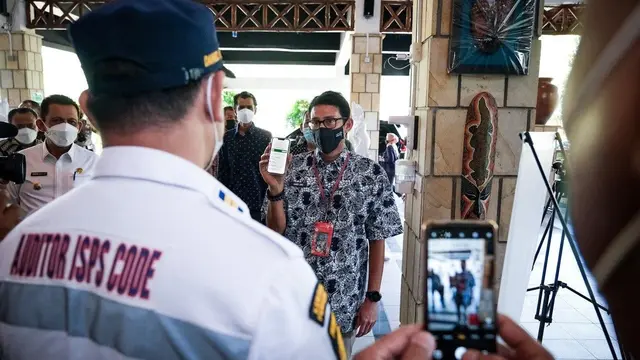 Sandiaga Uno Meninjau Kesiapan Travel Bubble di Kepulauan Riau