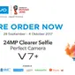 Pre-Order Vivo V7+ Berlangsung Hingga 4 Oktober di E-Commerce dan 6 Oktober di Gerai Resmi Vivo