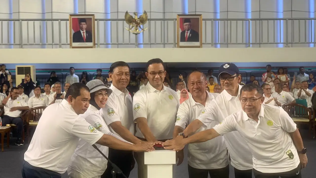 Peresmian Gedung Olahraga UNJ ini dilakukan Gubernur DKI Jakarta, Anies Baswedan.