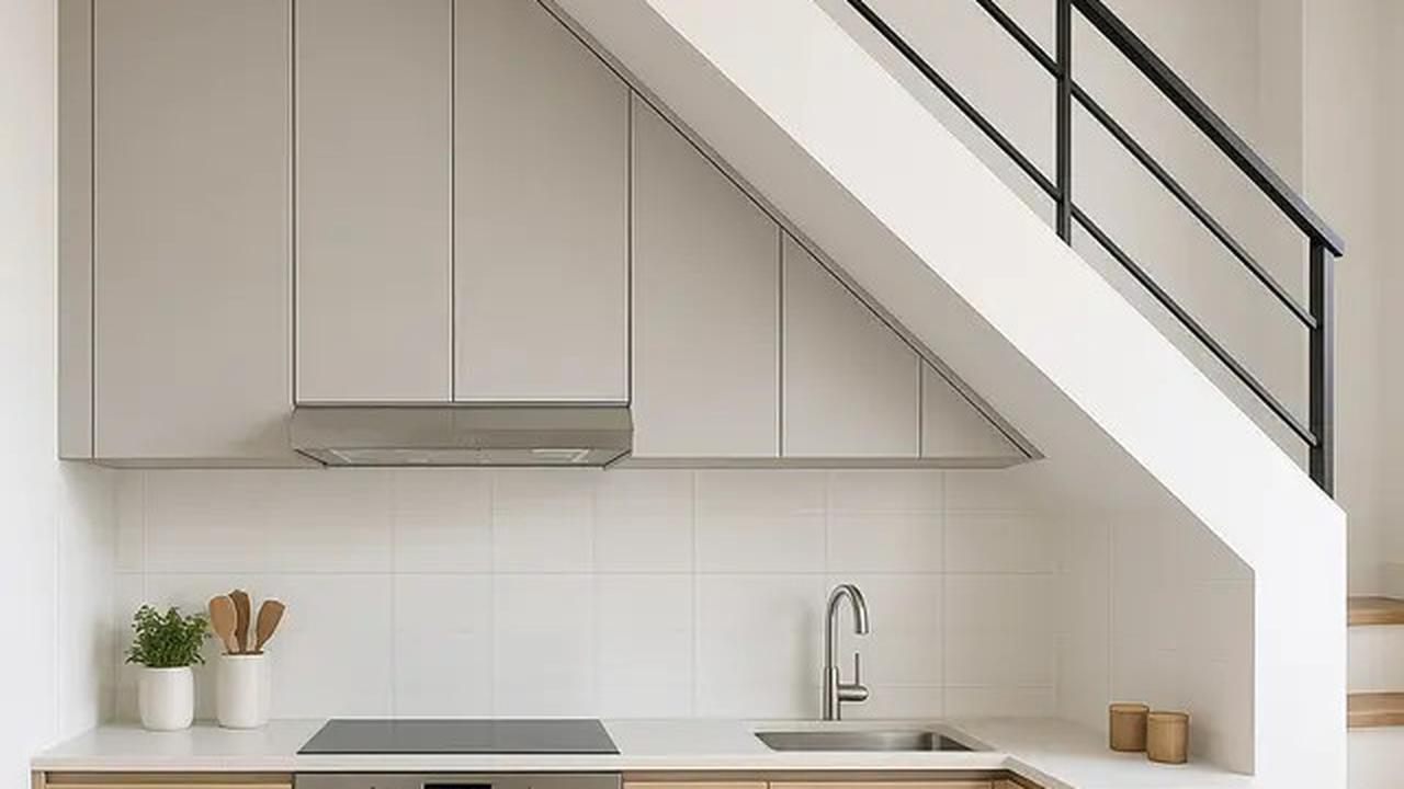 7 Desain Dapur Dekat Tangga, Inspirasi Interior Rumah Tahun 2025