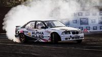Umbu Gillberth tampil dominan di Kejurda Drifting Meikarta Autofest 2022. (Dok. Ist)