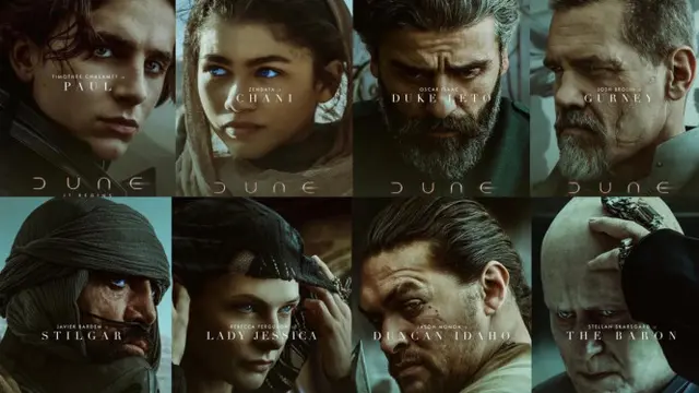 Karakter dalam Dune diperankan aktor-aktris ternama. (Warner Bros)