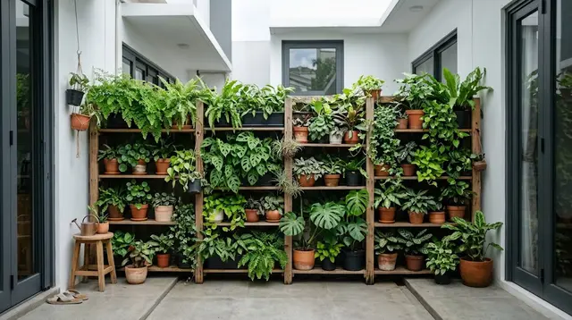 10 Inspirasi Taman Vertikal untuk Teras Sempit agar Rumah Minimalis Terasa Lebih Asri dan Nyaman