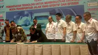 PT Perusahaan Gas Negara Tbk (PGN) menandatangani nota kesepahaman bersama Asosiasi Pengusaha Truk Indonesia (Aptrindo) mengenai implementasi penggunaan bahan bakar berbasis gas alam cair.