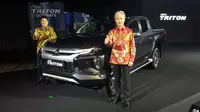 New Mitsubishi Triton resmi diperkenalkan PT Mitsubshi Motors Krama Yudha Sales Indonesia (MMKSI). (Septian/Liputan6.com)