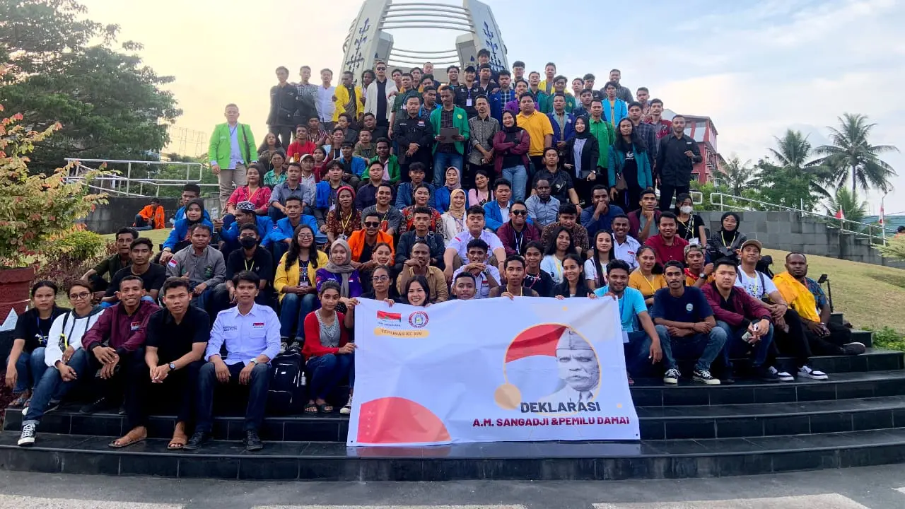 Forum temu nasional BEM Nusantara ke-XIV di Institute Agama Kristen Negeri, Ambon, Maluku berjalan lancar. Usai giat tersebut, dua poin konkret dihasilkan (Istimewa)