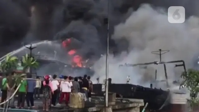 kapal terbakar