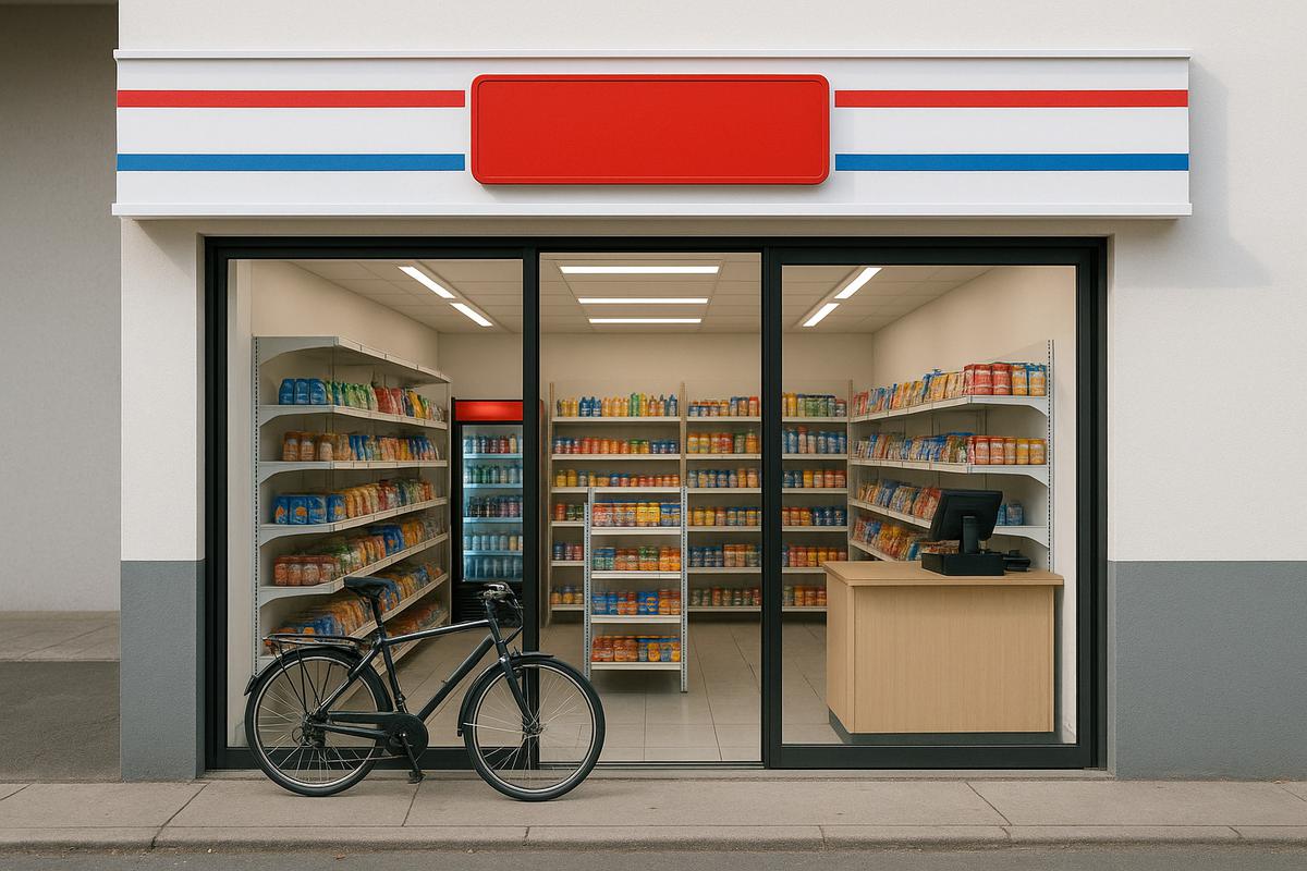 Desain Warung Sembako dengan Tampilan Ala Mini Market