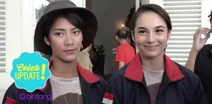 Chelsea Islan, Tara Basro dan Bunga Citra Lestari mempromosikan film 3 Srikandi di Balai Kota DKI Jakarta dan bertemu dengan Pak Ahok.