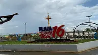 Plaza 16 Ilir, destinasi wisata baru di tepian sungai Musi, Palembang.