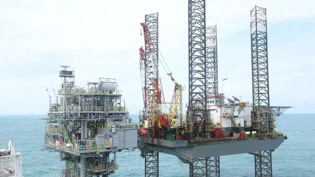 Pertamina Hulu Energi Offshore North West Java siap lanjutkan proyek Optimasi Pengembangan Lapangan migas lepas pantai YY di perairan utara Karawang. (Dok Pertamina)