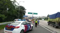 PT Jasa Marga menutup sementara Jalan Layang Syeikh Mohammed Bin Zayed (MBZ).