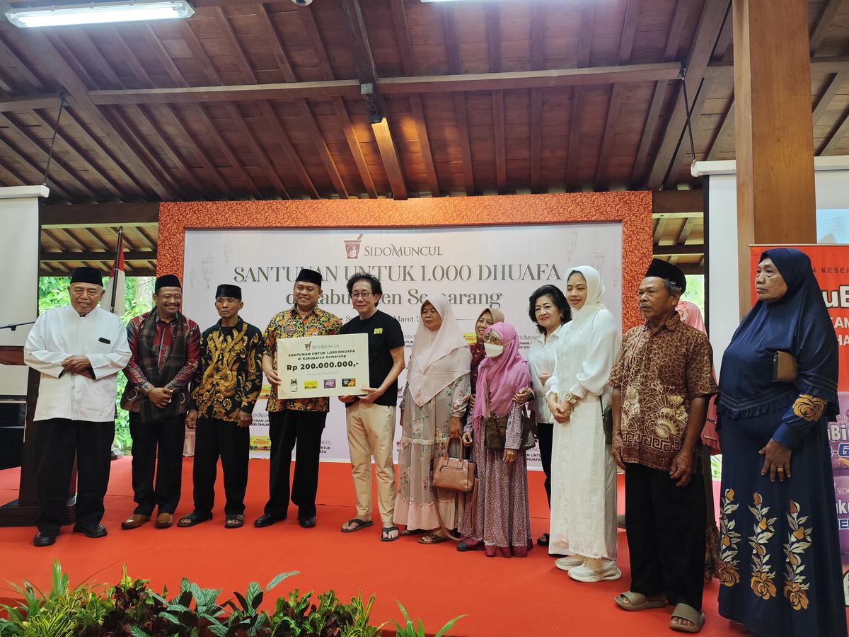 Peduli Sesama di Bulan Ramadan, Sido Muncul Santuni 1.000 Duafa di Kabupaten Semarang