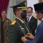 Presiden Jokowi resmi melantik Jenderal Andika Perkasa sebagai panglima TNI