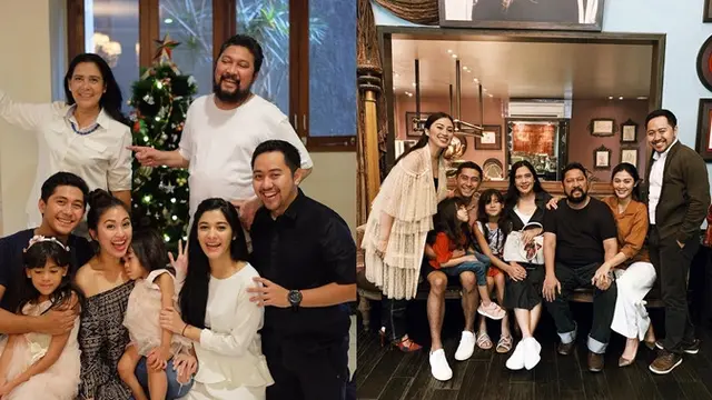 Ternyata sang kekasih, Roestiandi Tsamanov sudah terlihat akrab dengan keluarga besar Naysila.