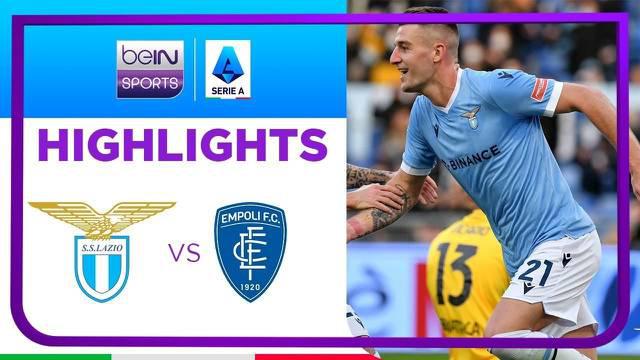 Berita video highlights Liga Italia, Lazio ditahan imbang Empoli 3-3, Jumat (7/1/22)