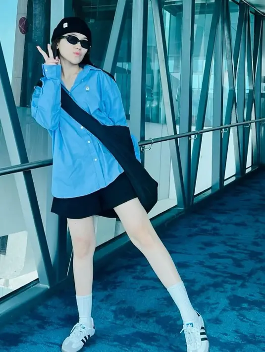 Ayu Ting Ting bergaya ala Idol Kpop [Instagram/ayutingting92]