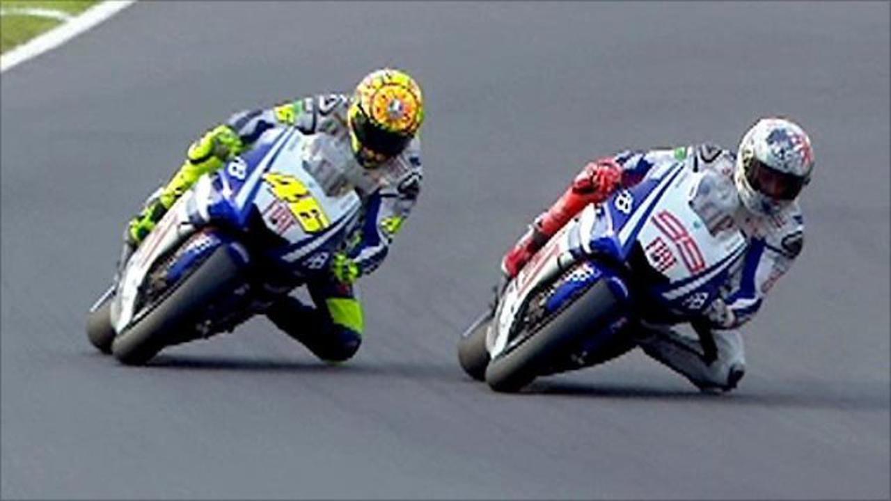 Valentino Rossi dan Jorge Lorenzo