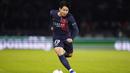 Pemain Paris Saint-Germain (PSG), Lee Kang-in, saat melawan AC Milan pada laga Liga Champions di Stadion Parc de Princes, Paris, Kamis (26/10/2023). (AP Photo/Thibault Camus)