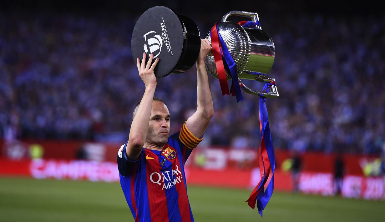 Gelandang - Andres Iniesta (Spanyol) - Barcelona. (AFP/Josep Lago)