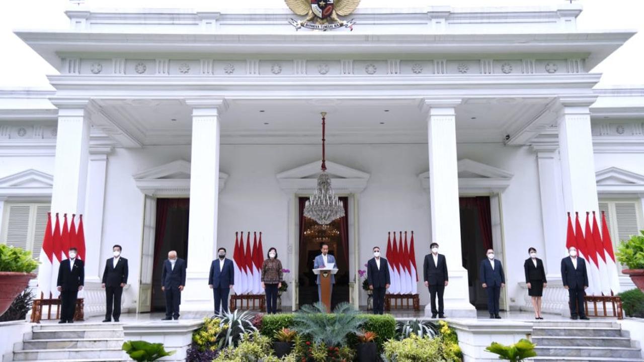 Pengenalan Dewan Pengawas dan Direksi Lembaga Pengelola Investasi (LPI). (Foto: Biro Pers Setpres/Lukas)