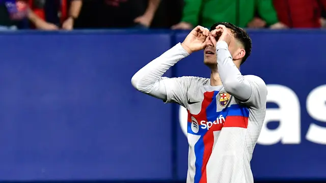 Taklukkan Osasuna, Barcelona Makin Nyaman di Puncak Klasemen Liga Spanyol