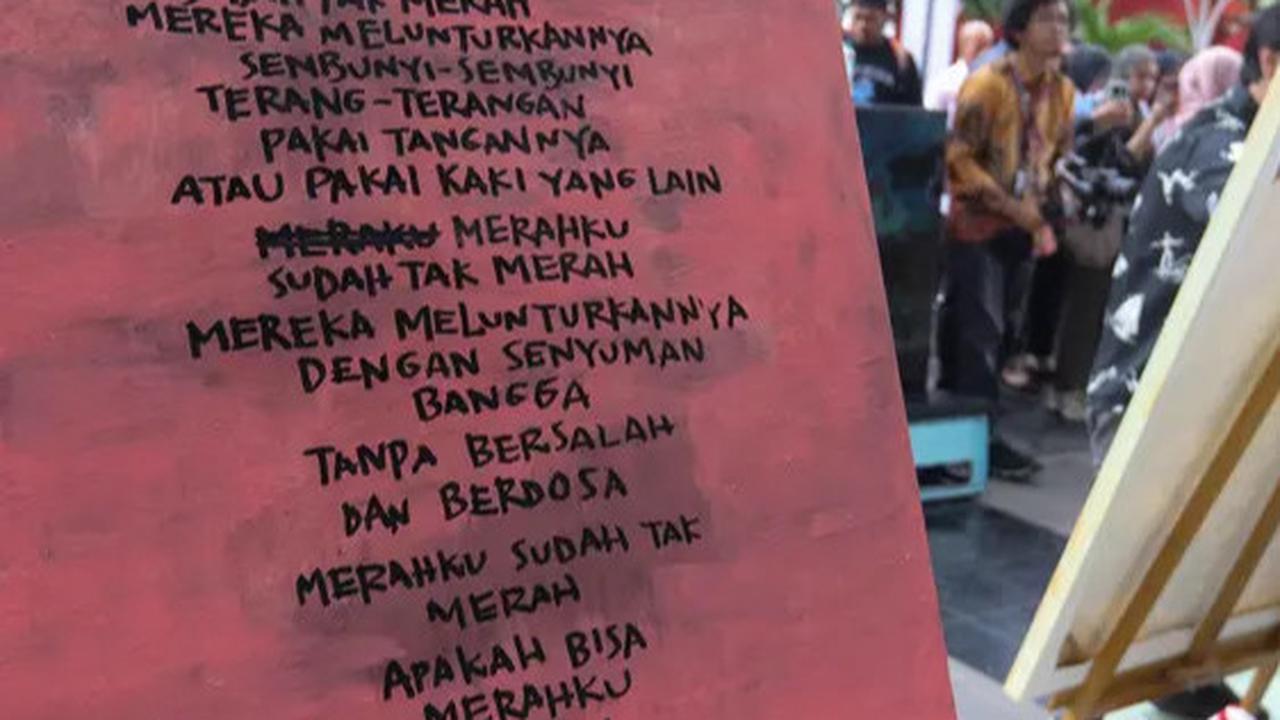 Melalui Guratan Kuas, 20 Seniman Lukis Tumpahkan Kritik Perilaku Korup