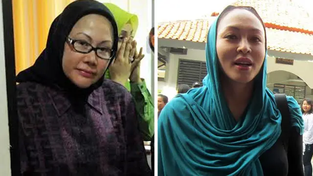 Atut dan Angelina Sondakh Lebaran di Rutan