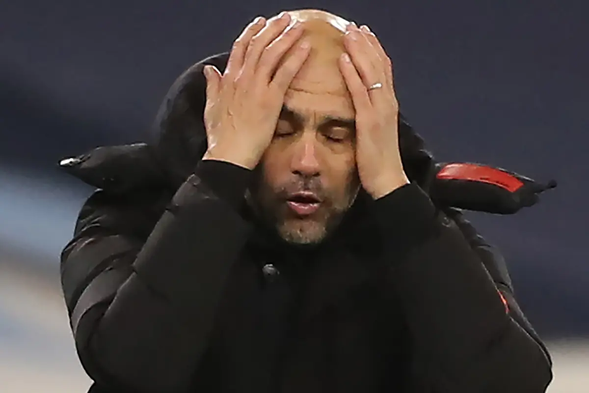 Manchester City Gagal Menang, Pep Guardiola Protes Ofisial Wasit