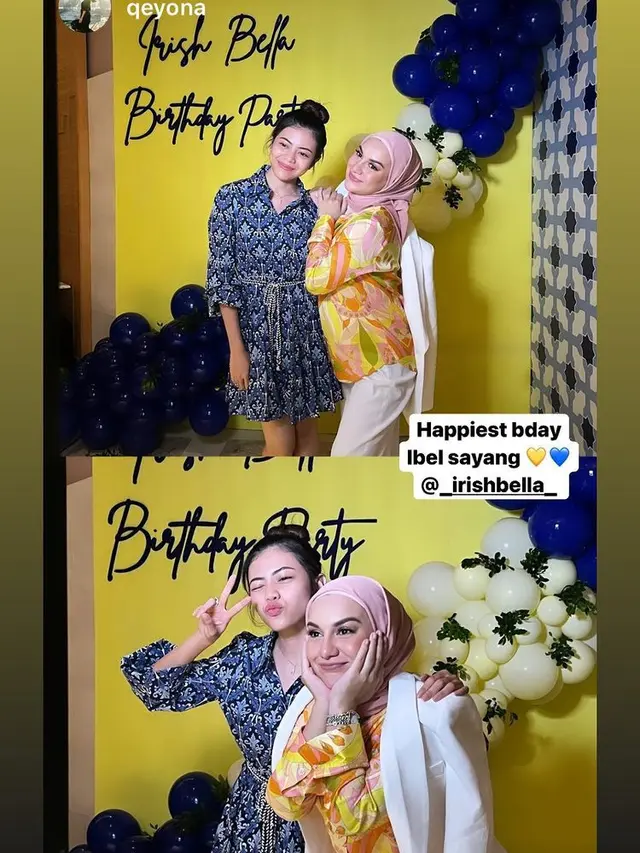 Dapat Kejutan dari Suami, Ini 5 Potret Ulang Tahun Irish Bella yang Meriah