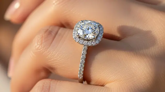 Model Cincin Nikah Diamond (Image by Gemini AI)
