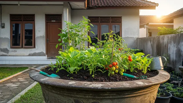 Kebun Sayur Sederhana untuk Lansia 60 Tahun yang Tidak Capek