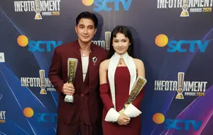 Infotainment Awards 2026: Sandrina Michelle - Junior Roberts Dinobatkan Jadi Pasangan Favorit