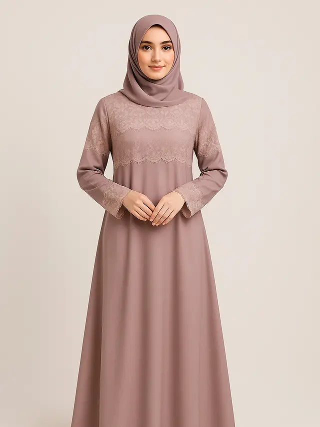 model gamis toyobo kombinasi