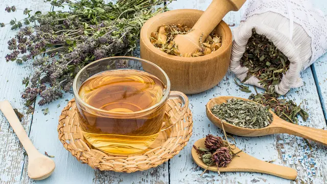 teh herbal bunga tanaman obat