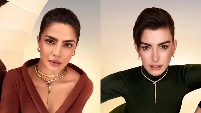 Glamour Modern Serpenti Bvlgari 2026 Lewat Gaya Anne Hathaway dan Priyanka Chopra Jonas