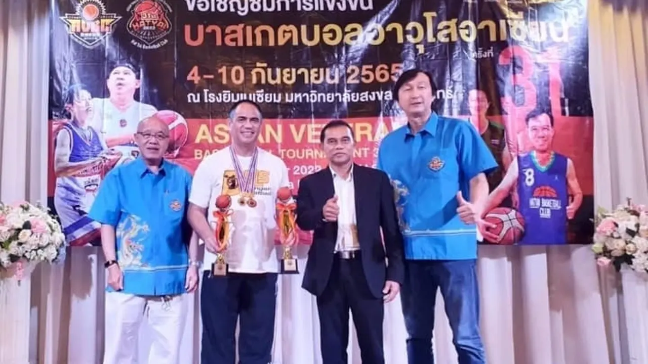 Dua Klub Indonesia Sukses Besar di Turnamen Bola Basket Veteran ASEAN ke-31