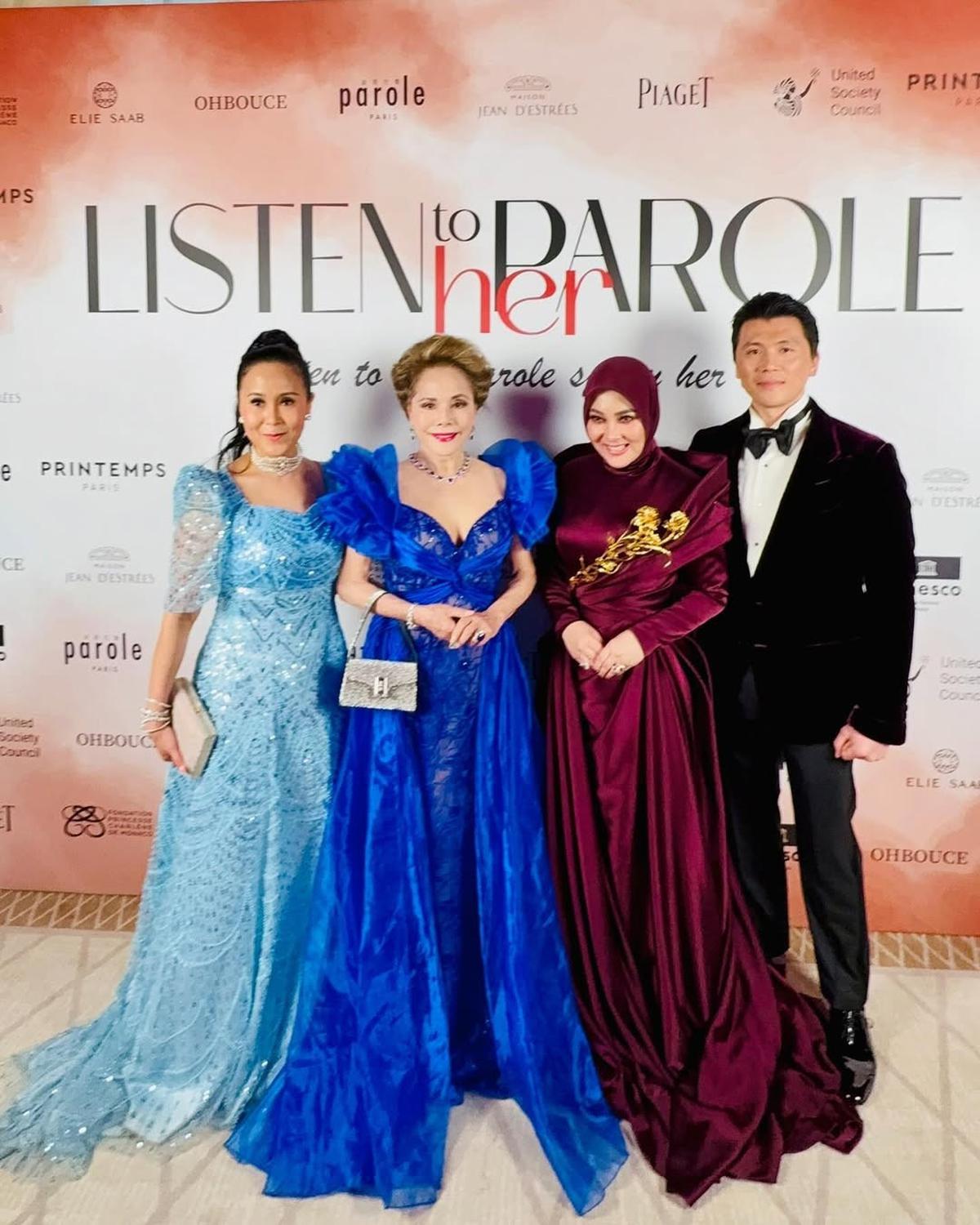 Tak Hanya Angelina Jolie, Syahrini Asik Foto Bareng dengan Mantan Ibu Negara RI di Gala Dinner Cannes 2025