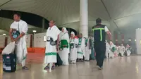 Kloter terakhir jemaah calon haji Indonesia tiba di Bandara King Abdul Aziz, Jeddah. (MCH Indonesia/www.kemenag.go.id)