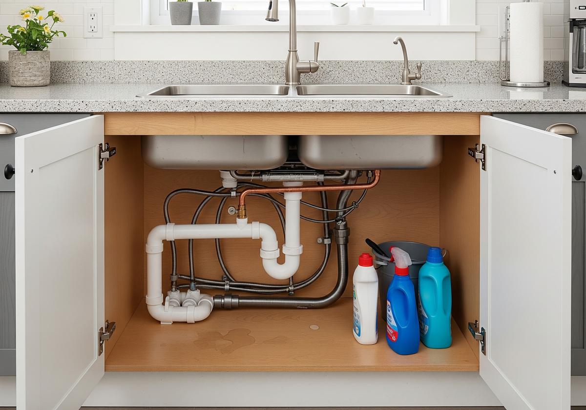 Area Bawah Wastafel Dapur (Image by Gemini AI)
