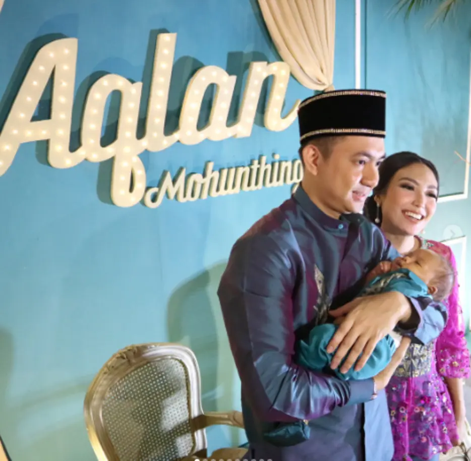 Ayu Dewi menggelar acara akikahan anak kedua. (Instagram/aphsoundlab)