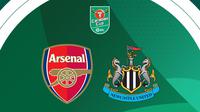 Carabao Cup - Arsenal Vs Newcastle United (Bola.com/Adreanus Titus)