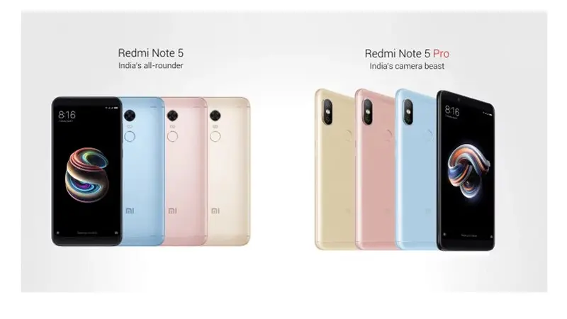 Redmi 5 Plus dan Redmi Note 5 Pro