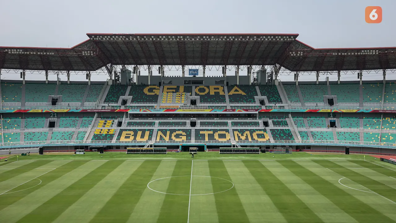 Foto: Kinclongnya Stadion Gelora Bung Tomo yang Siap Gelar Upacara Pembukaan dan Laga Pembuka Piala Dunia U-17 2023